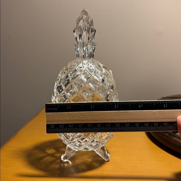 Vintage Crystal Clear Slovakia Pineapple Decor NWT - Picture 11 of 11